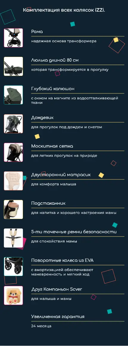 Комплектация iZZi 2в1